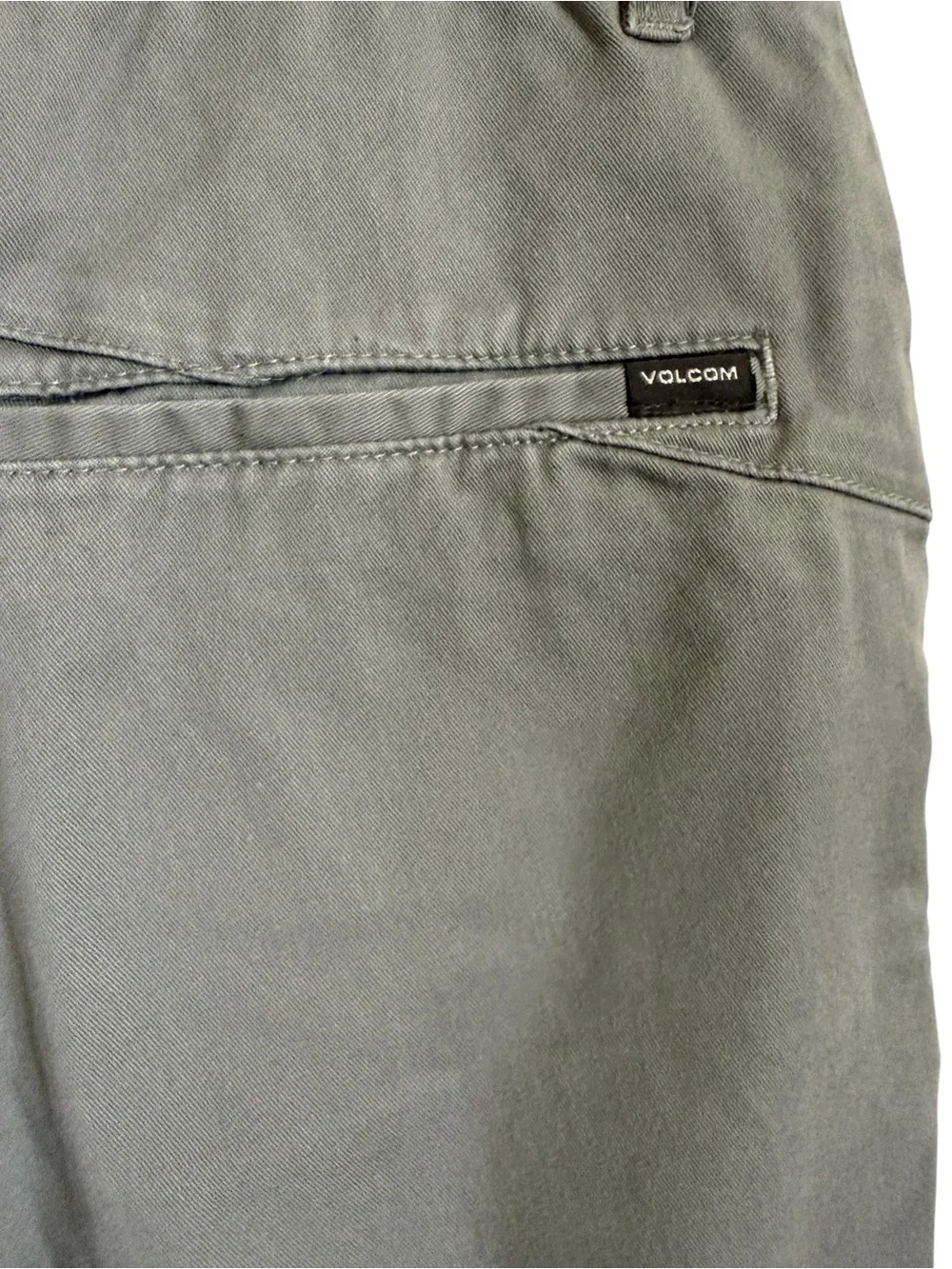 Volcom Frickin Modern Stretch Chino Shorts Gray Men’s Size 32 Casual Skate Golf